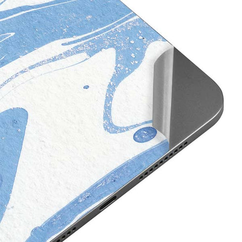 Marbleized Blue Apple iPad Mini Skin