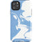 Marbleized Blue iPhone Cases