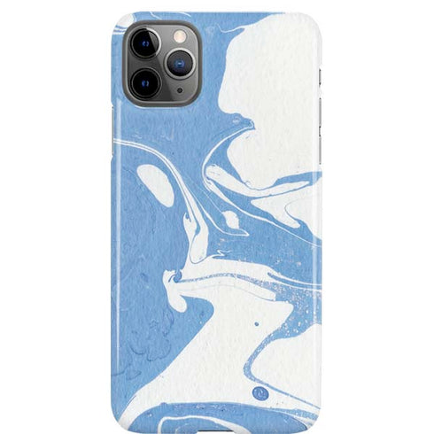 Marbleized Blue iPhone Cases