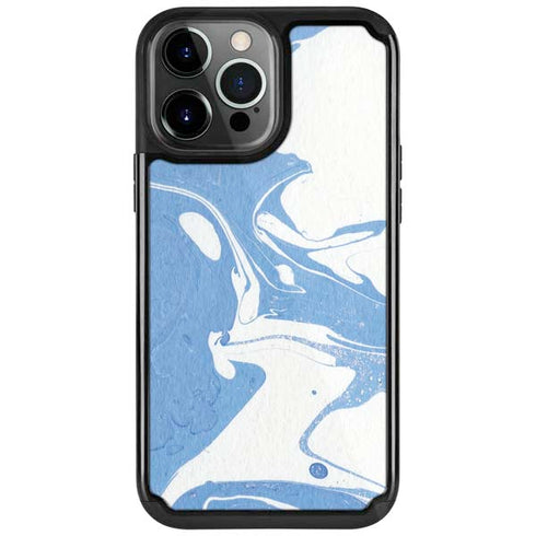 Marbleized Blue iPhone Cases