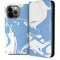 Marbleized Blue iPhone 14 Pro Max Folio Case