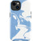 Marbleized Blue iPhone 15 Impact Case