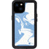 Marbleized Blue iPhone 15 Plus Waterproof Case