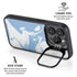 Marbleized Blue iPhone 15 Pro Max Kickstand Case
