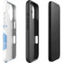 Marbleized Blue iPhone 16 Plus Impact Case
