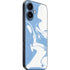 Marbleized Blue iPhone 16 Plus Skin