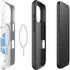 Marbleized Blue iPhone 16 Pro Magsafe Impact Case