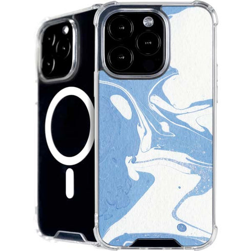 Marbleized Blue iPhone 16 Pro Max MagSafe Case