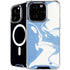 Marbleized Blue iPhone 16 Pro Max MagSafe Case