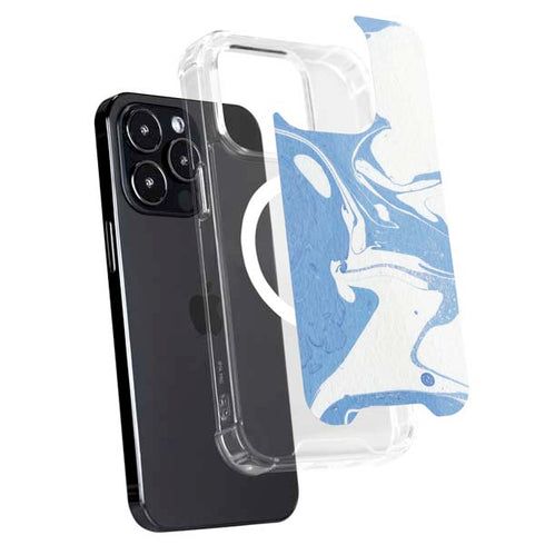 Marbleized Blue iPhone 16 Pro Max MagSafe Case
