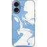Marbleized Blue iPhone 16 Skin