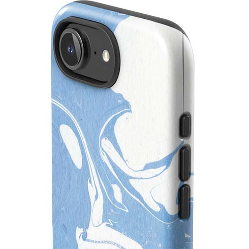 Marbleized Blue iPhone 16e Impact Case