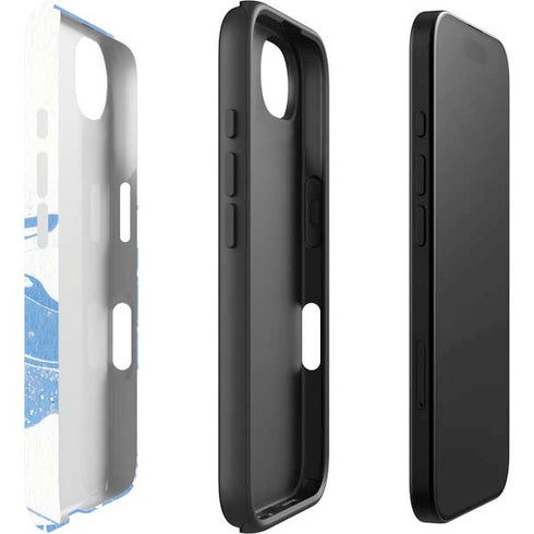 Marbleized Blue iPhone 16e Impact Case
