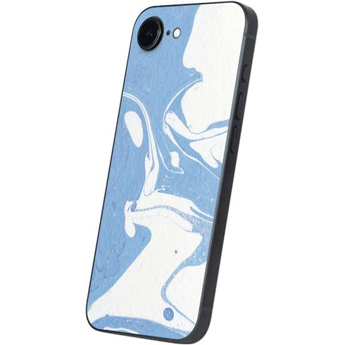 Marbleized Blue iPhone 16e Skin