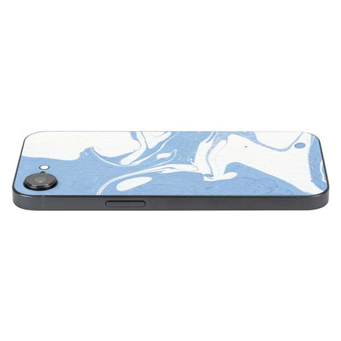 Marbleized Blue iPhone 16e Skin