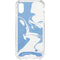 Marbleized Blue iPhone XS Clear Case