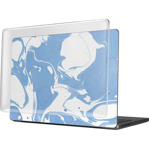 Marbleized Blue MacBook Pro 14in (2021-24) Case plus Skin
