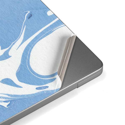 Marbleized Blue Apple MacBook Pro 14-inch Skin