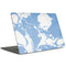 Marbleized Blue MacBook Skins