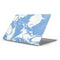 Marbleized Blue Apple MacBook Pro 16-inch Skin