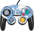 Marbleized Blue Nintendo GameCube Controller Skin