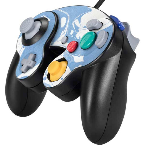 Marbleized Blue Nintendo GameCube Controller Skin