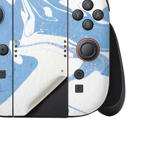 Marbleized Blue Nintendo Switch 2 (2025) Joy-Con Controller Skin