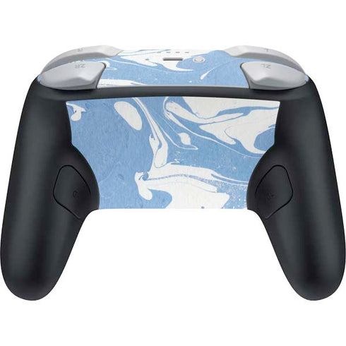 Marbleized Blue Nintendo Switch 2 (2025) Pro Controller Skin