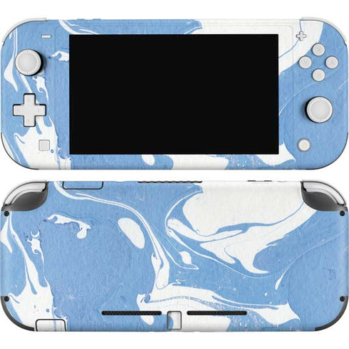 Marbleized Blue Nintendo Skins