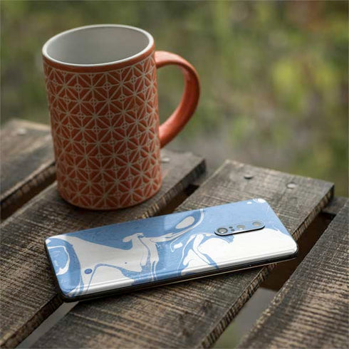 Marbleized Blue OnePlus 7 Pro Skin