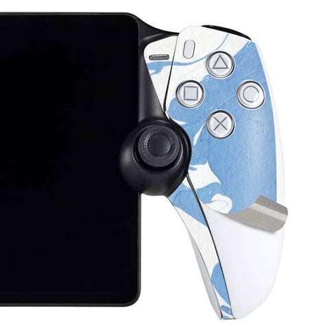 Marbleized Blue PlayStation Portal Remote Player Skin