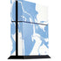 Marbleized Blue PlayStation PS4 Skins