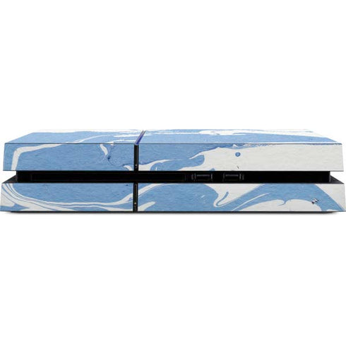 Marbleized Blue PS4 Console Skin