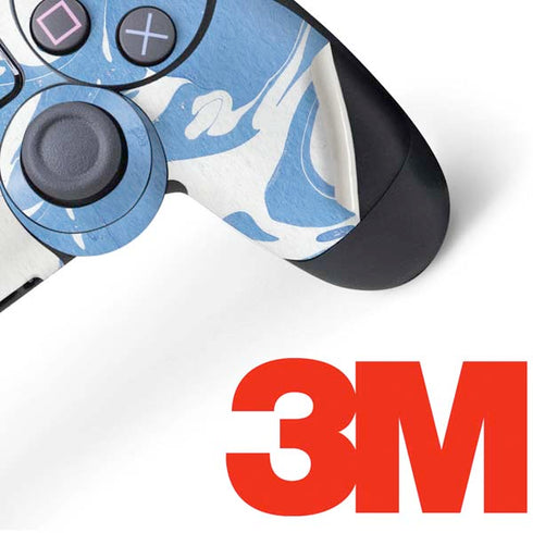 Marbleized Blue PS4 Controller Skin