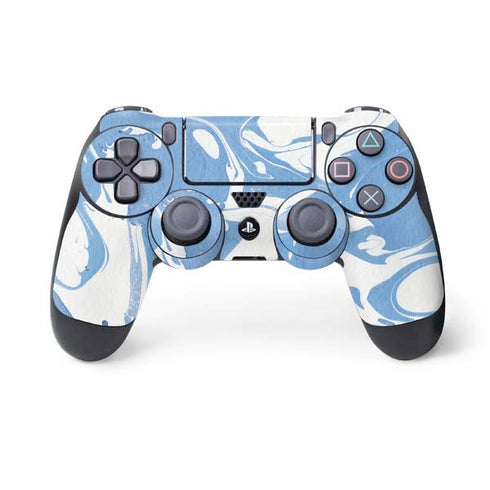 Marbleized Blue PS4 Controller Skin