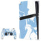 Marbleized Blue PS5 Pro Bundle Skin