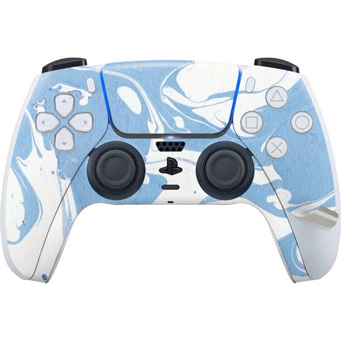 Marbleized Blue PS5 Pro Bundle Skin