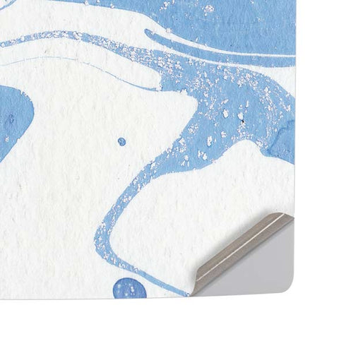 Marbleized Blue PS5 Pro Disk Console Skin