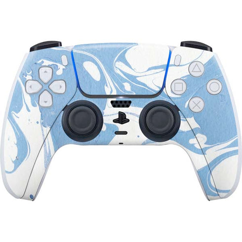Marbleized Blue PlayStation PS5 Skins