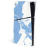 Marbleized Blue PS5 Slim Digital Edition Console Skin