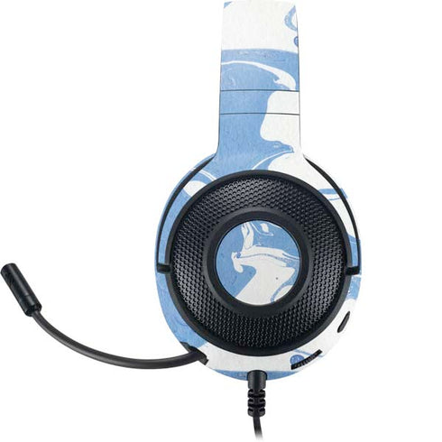 Marbleized Blue Razer Kraken X Skin