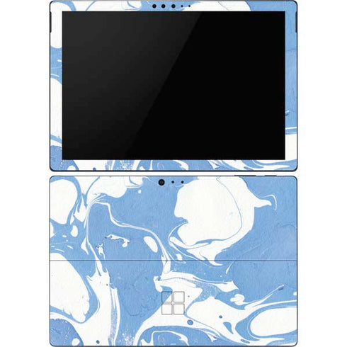 Marbleized Blue Surface Pro 6 Skin