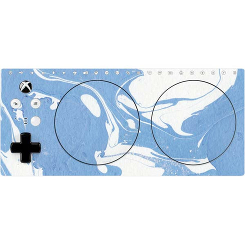 Marbleized Blue Xbox Adaptive Controller Skin