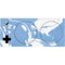 Marbleized Blue Xbox Adaptive Controller Skin