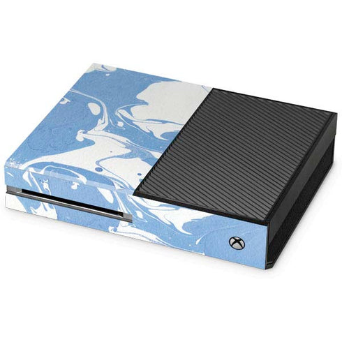 Marbleized Blue Xbox One Console Skin