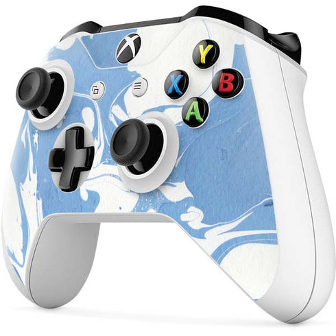 Marbleized Blue Xbox One S All-Digital Edition Bundle Skin