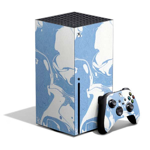 Marbleized Blue Xbox Series X Bundle Skin
