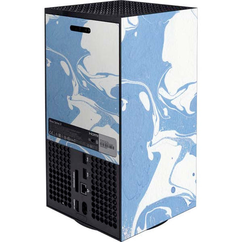 Marbleized Blue XBox Series X Digital Edition Bundle Skin