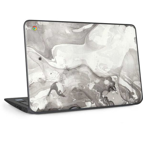 Marbleized Grey HP Chromebook Skin