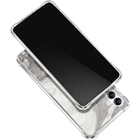 Marbleized Grey Gabb Phone 4 Clear Case